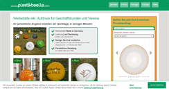 Desktop Screenshot of plastikbaelle.com